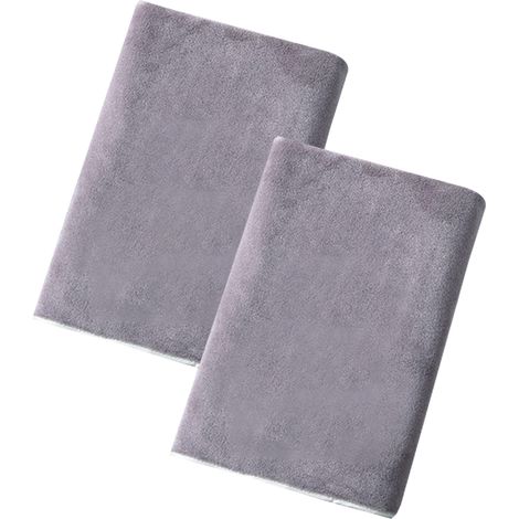 Serviettes de sport en coton pour la salle de gym, le fitness et l'entraînement : ultra douces et absorbantes, lot de 2 (33 x 100 cm). (1/5)