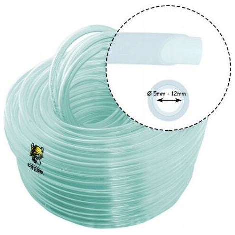 Benzinschlauch, Ölschlauch, PVC-Kabel, 10 mm, 1 m (1/5)