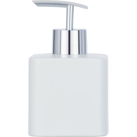 Distributeur avec pompe à savon liquide, récipient céramique HEXA rechargeable - 290 ml, (1/5)