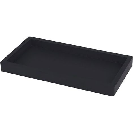 Bandeja de silicona，30 x 12,5 x 2 cm，Bandeja organizadora，Bandeja de aromaterapia，Bandeja rectangular de silicona para muebles de baño (1/5)