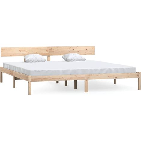 Maison Exclusive - Massivholzbett Kiefer 180x200 cm (1/5)