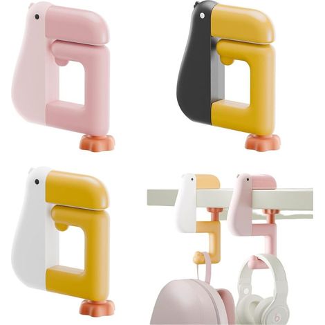Lot de 3 supports de sac pour table Crochets de table Crochets de table pour sac Support de sac Antidérapant Pliable Pour sac à main Crochet de table (1/5)