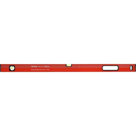 Wasserwaage 100cm 2 Libellen mit Griff mit Magnet