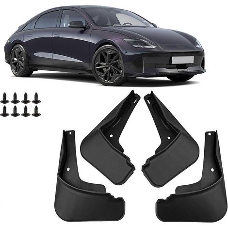 Bavettes de protection anti-éclaboussures compatibles avec Hyundai Ioniq 6 2022-2024, accessoires de protection avant et arrière, kit de 4 pièces (1/5)