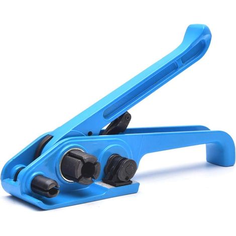 Handspanner-Bandspannwerkzeug, robustes Palettenversiegelungs- und Verpackungsband, für 11–19 mm breite PET/PP-Kunststoffbänder 832301