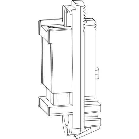 ROTO NX Schnäpper Flügelteil Holz/PVC silber (1/2)