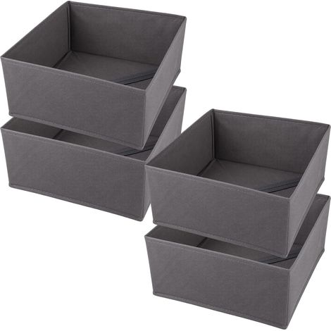 Organizador de cajones para ropa, 4 piezas, 28 × 28 × 12 cm (1/5)