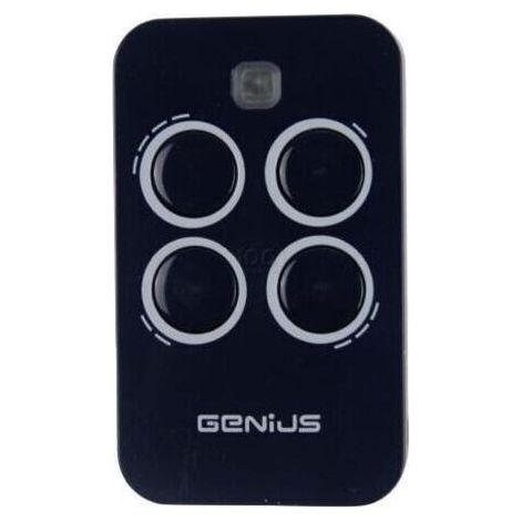 Genius – Télécommande pour motorisations – 4 canaux – Alimentation 12V – Fréquence 433.92 MHz – Émetteur mural design élégant (1/5)
