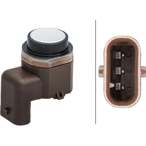 Capteur, aide au stationnement Hella 6PX 358 141-321 VW 3C0 919 275 AD