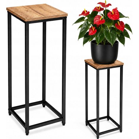 Freistehender Blumenständer aus Metall für Blumen, Töpfe, Regale, Loft-Bastelarbeiten (1/5)