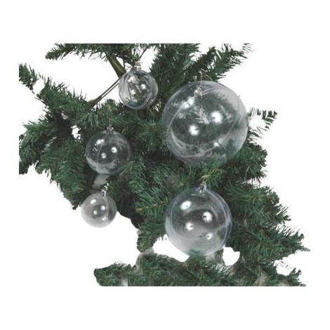 BOLA 100MM. PVC TRANSPARENTE