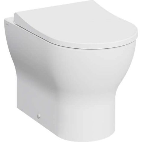 Wc rimless Mia Round a terra design tondo Vitra Sanitari