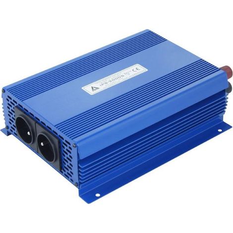 Convertisseur de tension AZO Digital 24 VDC / 230 VAC ECO MODE SINUS IPS-2000S 2000W (1/4)