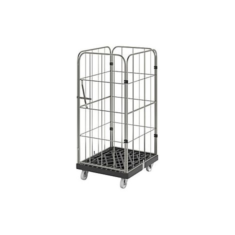kaiserkraft  Rollcontainer  4 lati  con anta  nero notte /