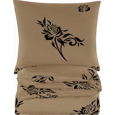 BIANCHERIA DA LETTO IN COTONE 220x200 RAME (1/5)