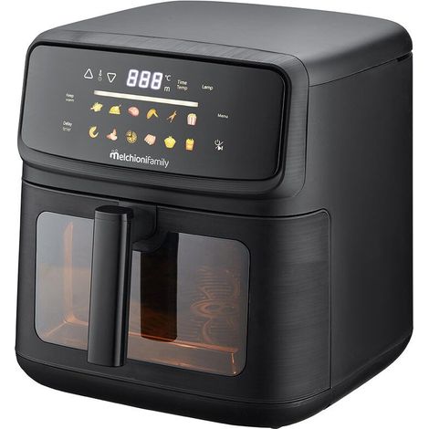 Melchioni MARTINA 10L Singolo Indipendente 2100 W Friggitrice ad aria calda Nero