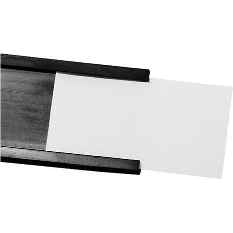 magnetoplan, Porte-étiquette profilé en C, magnétique, largeur (1/4)