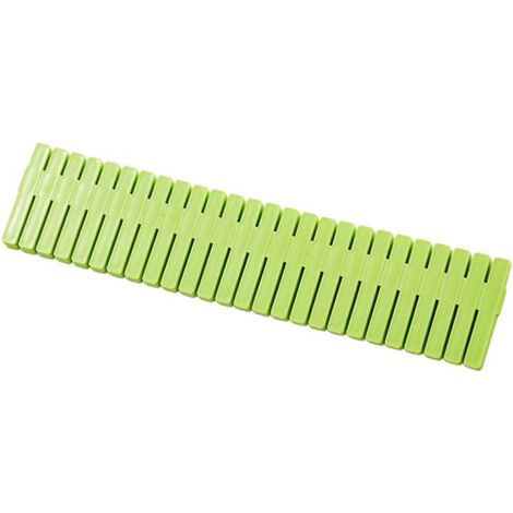 Set mit 12 verstellbaren Schubladeneinsätzen aus Kunststoff zum Selbermachen geeignet für Unterwäsche Socken Kosmetik Schlafzimmer Büro usw Maße 32,4 (1/5)