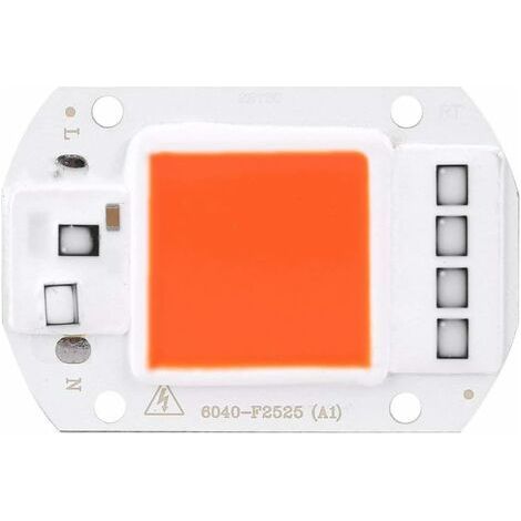 Fdit LED COB Lampe Lumière AC 220 V Lumière Source pour DIY LED Spotlight Floodlight Lampe Économie D'énergie 50W(orange) (1/5)