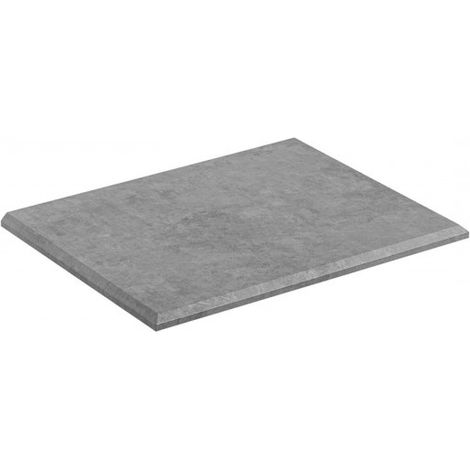 Plateau meuble sous vasque - 60,5 x 47 x 2,2 cm - Havana Concrete - Livraison gratuite (1/2)