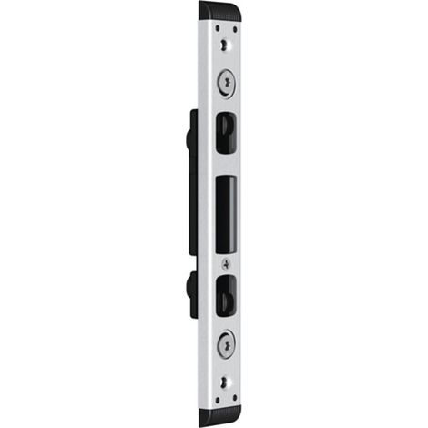 Plaque verrouillage serrure DUO-boulon U-St.29mm droite argenté FUHR (1/3)