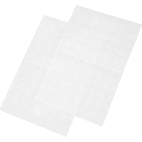 Ruban adhésif double face transparent à pastilles rondes de (1/5)