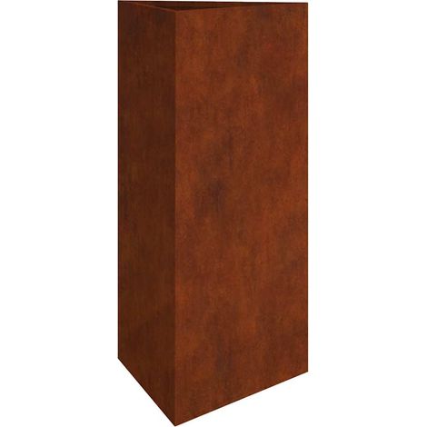 Jardinera de acero corten 40x34,5x75 cm vidaXL