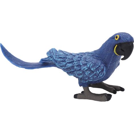 Perroquet aras bleu réaliste écologique, jouet éducatif décoratif pour premiers apprentissages (1/5)