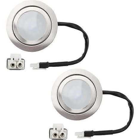 12V DC 1.5W hotte aspirante éclairage avec EL Socket Male 2Pack trou Closet cuisinière éclairage LED Recessed éclairage (1/5)