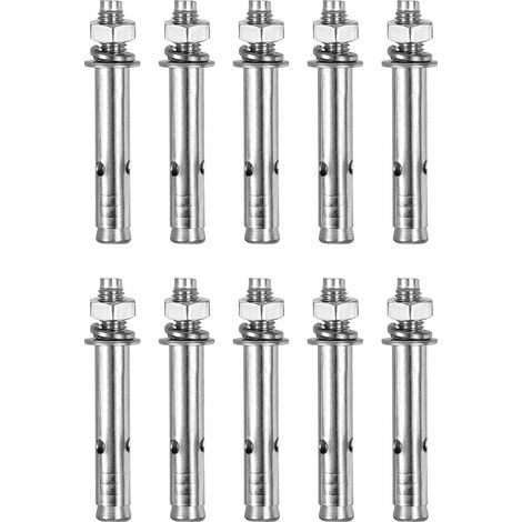 Packung mit 10 M8 x 80 Spreizdübeln aus Edelstahl 304, Schrauben (1/5)