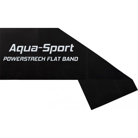 AQUA-SPORT POWERSTRECH Flachband schwarz 1,5 m x 15 cm x 0,40 mm 12-15 kg AS1515