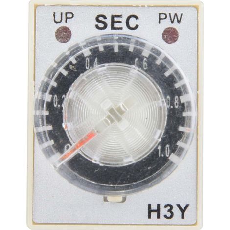 Relais temporisé à la mise sous tension H3Y-2, commande par pointeur, temporisateur 8 broches 5A AC220V (1S) (1/5)