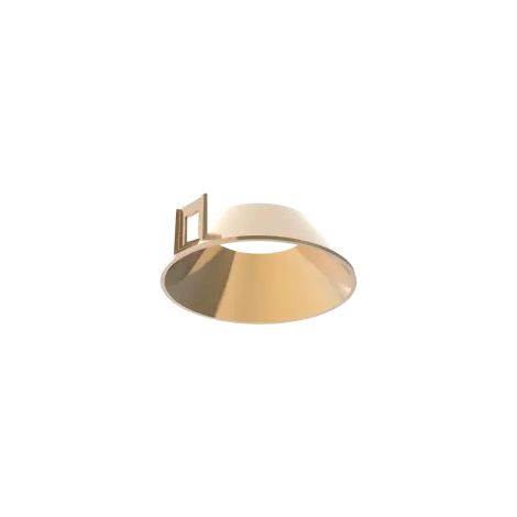 Ideal Lux Faretto Tondo Zeus 1 luce Oro Materie Plastiche