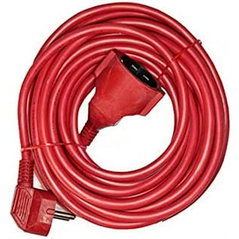 Prolunga elettrica edm 10 metri rosso 16 ampere