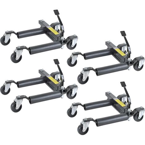 Hydraulic Vehicle Positioning Wheel Skates x4(1500LB Go Jack Car Dolly Tyre Lift) (1/4)
