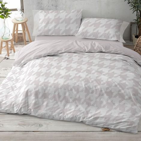 Housse de Couette en Coton pour lit de 150 à 160 cm (+ Dimensions Disponibles) Motif 631 Couleur Quartz (150-160 x 190/200 cm) (1/5)
