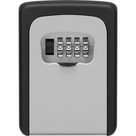 Secure wall-mounted key safe with 4-digit combination lock – Zinc alloy casing – Rain and rust resistant (1/5)