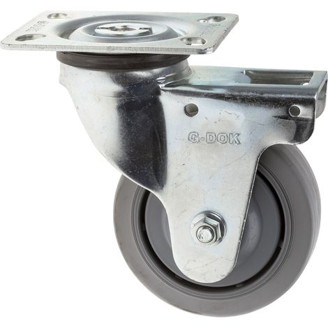 Roulettes industrielles Pivotante RS PRO, Diam 100mm, 75kg ( Prix pour 1 )