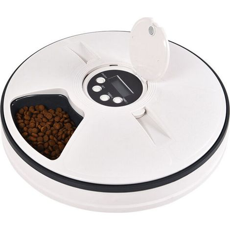 XEPHO Distributeur de Nourriture et Croquettes Automatique Repas pour Animaux, Chiens et Chats - Sans BPA (1/5)