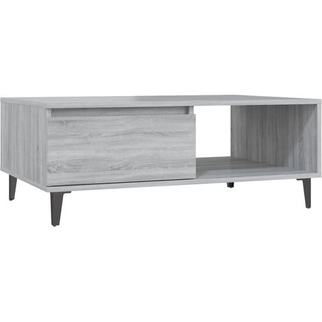 Maison Exclusive - Table basse sonoma gris 90x60x35 cm bois d'ingénierie