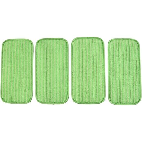 Lot de 4 têtes de rechange en microfibre pour balais Swiffer Wet Jet