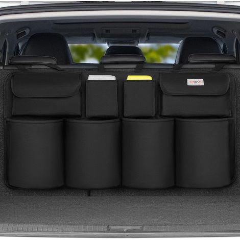 Organiseur de coffre suspendu, MODÈLE d'organisateurs et de rangement pour voiture, accessoires intérieurs pour voiture, résistant à la déchirure et facile à installer (1/5)