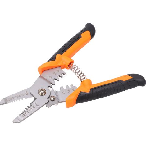 Pince à dénuder et coupe-câble en acier inoxydable, outil de dénudage et coupe-fil pour réparation 120-6282 (1/5)