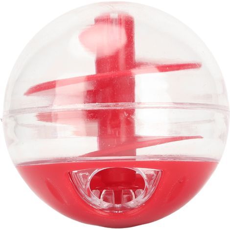 Boule distributrice de friandises pour chat, Puzzle interactif résistant aux morsures pour animaux de compagnie, gamelle pour ingestion lente, chaton (1/5)
