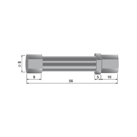 Doppel Einstellschraube für Kabel ø: 8 mm
