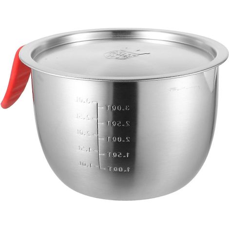 Bol en acier inoxydable pour battre les œufs (1 ensemble) (1/5)
