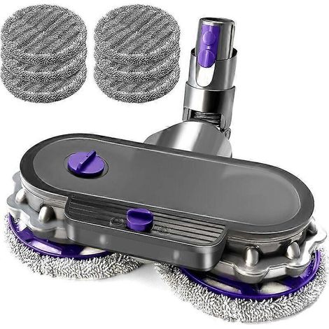 Ersatzbürstenkopf für die kabellosen Staubsauger Dyson V12 Digital Slim und V10 Slim, inklusive: Bürstenkopf, Wassertank und 6 Reinigungstücher (nur kompatibel mit den Modellen V12 Slim und V10).