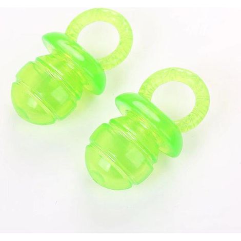 Lot de 2 jouets sucettes pour chiens et chats – Jouet à mâcher pour le nettoyage et l'éducation des dents (1/5)