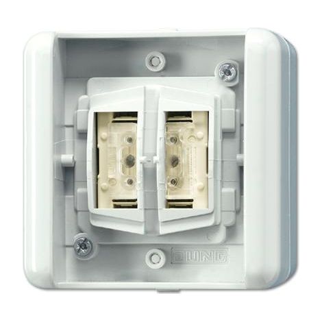 Jung Bouton KNX BA – Position du bouton – 2x, WG 800 8472.01 LED W