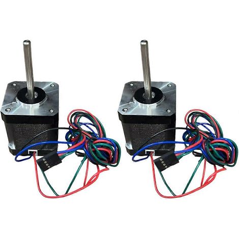 2 motores paso a paso Super Motor 42STH48-2804AH(40R) Nema 17 para soportes de eje largo de impresoras 3D Voron VzBoT (1/5)